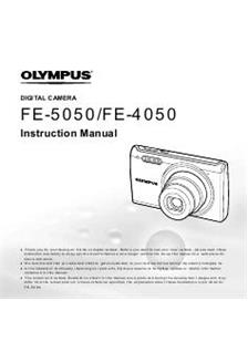 Olympus FE 4050 manual. Camera Instructions.